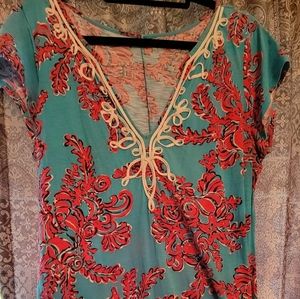 Coral Brewster dress xl lilly pulitzer